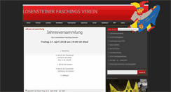 Desktop Screenshot of losensteiner-fasching.at