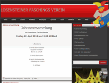 Tablet Screenshot of losensteiner-fasching.at
